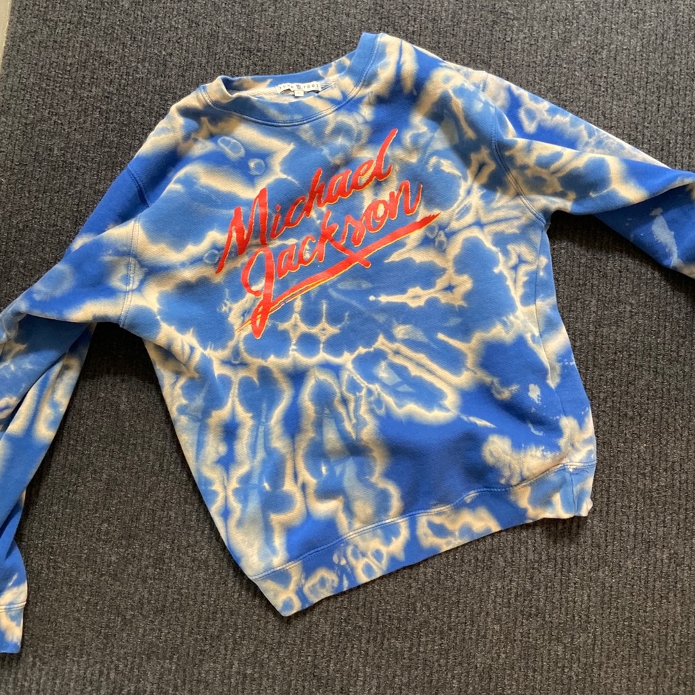 HAND DYED ONE OF KIND Michael Jackson Sweatshirt